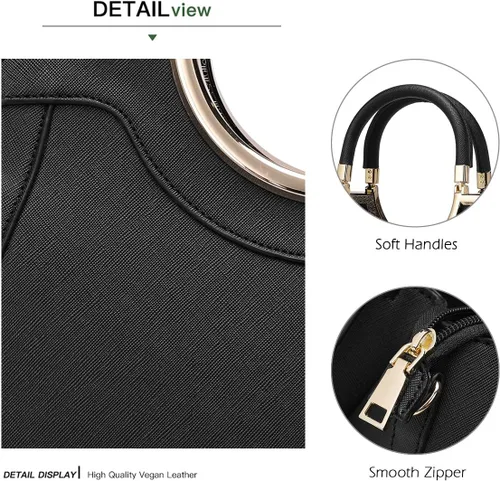 Miniatura 5 de LJOSEIND Bolsos de diseñador para mujer, bolsos de hombro estructurados
