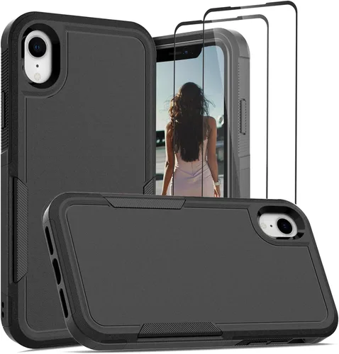 Miniatura 418 de Jeylly Funda para iPhone SE/Funda para iPhone 5S, Exterior de Plástico Duro que Absorbe Golpes + Interior de Silicona de Goma Defensor contra