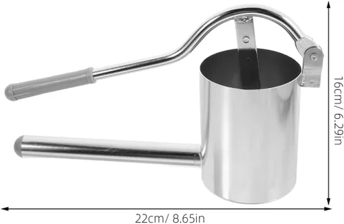 Miniatura 5 de Máquina de prensa de fideos manuales de acero inoxidable para hacer pasta, fideos manuales para lasaña de espagueti, ravioli, fideos, máquina