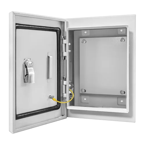 Caja Eléctrica para Exterior 10 x 8 x 6'D NEMA 4X Recinto Caja de Acero, Caja de Conexiones Eléctricas para Exterior/Interior Sellada y Resistente
