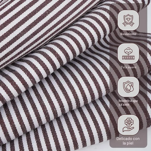 Miniatura 5 de Serrenf Paquete de 2 delantales, delantales de cocina de cocina, delantal ajustable con 2 bolsillos para hombres y mujeres, delantal de chef