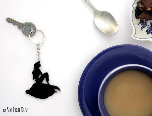 Miniatura 2 de Key chain - Ariel - Mermaid Silhouette