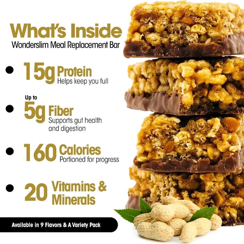 Miniatura 5 de WonderSlim - Barra de proteína nutritiva