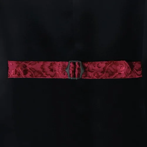 Miniatura 7 de chmakmt Chaleco victoriano steampunk gótico estampado de cachemir con cuello en V y cuello en V para hombre