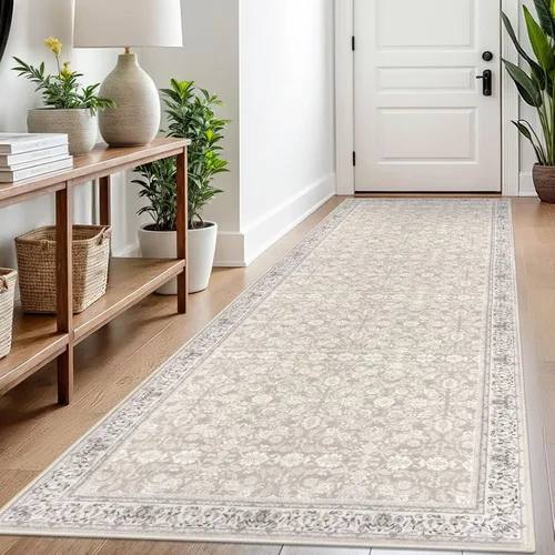 Miniatura 96 de SIILOOM Alfombra antideslizante de pasillo moderna de 2 x 5, súper suave, para pasillos, decoración para cocina, alfombras para pasillos sin 2-Verde