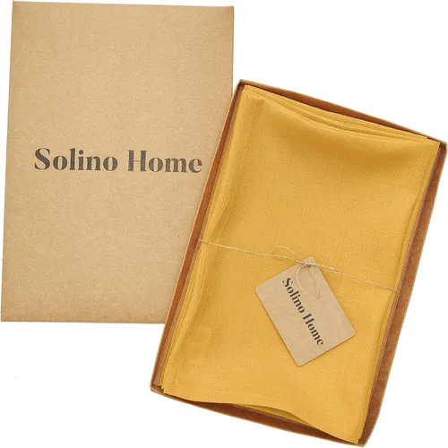 Miniatura 102 de Solino Home Juego de 4 manteles individuales blancos de 100 % lino puro de 14 x 14 pulgadas para invierno, San Valentín, primavera, Pascua, Fete