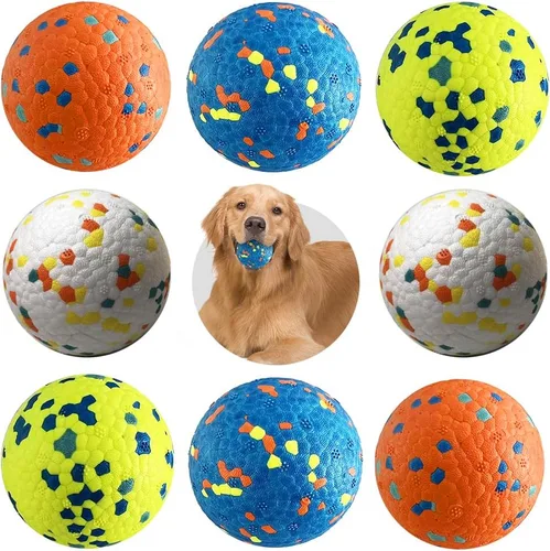 Miniatura 15 de Mankoda Pelotas para Perros, Pelotas de Tenis Indestructibles para Perros, 2.5 Pulgadas Juguetes Duraderos y Saltarines para Perros