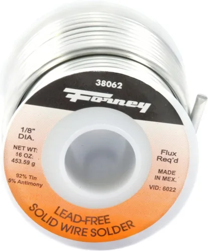 Miniatura 3 de Forney 38060 Soldadura LF Sólido 1/8", 4 onzas., Plata