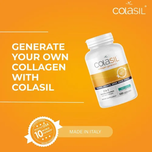Miniatura 4 de Colasil Cápsulas potenciadoras de colágeno – Sílice orgánica (OSA) + generador de colágeno hidrolizado para cabello, piel, uñas, huesos