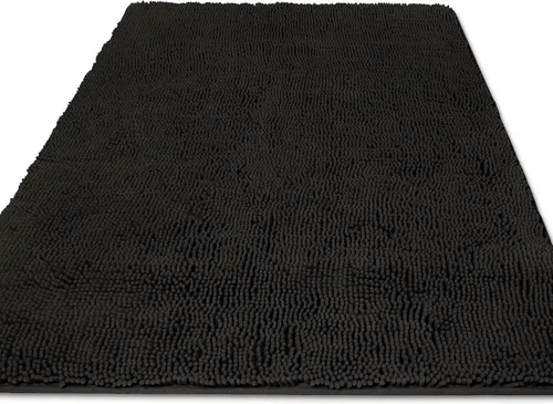 Miniatura 275 de Yeaban Alfombra de pasillo de baño de 24 x 72 pulgadas, antideslizante, alfombra de baño larga de felpilla gruesa, absorbente y lavable, alfombra