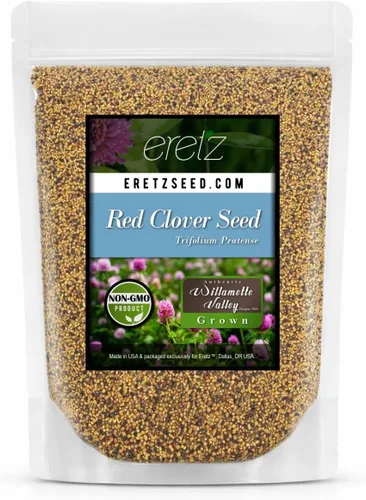 Miniatura 7 de Semillas de trébol rojo (25 libras) – Elige el tamaño. Semillas prémium de Willamette Valley, cultivadas en Oregon, sin rellenos, sin
