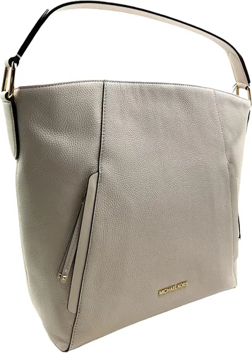 Miniatura 5 de Michael Kors Evie - Bolso de hombro tipo Hobo de cuero grande crema claro Crema claro
