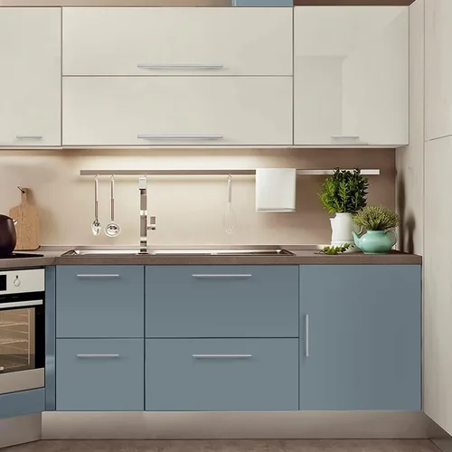 Miniatura 6 de Ravinte - Paquete de 5 tiradores para gabinete de 2.5 pulgadas, níquel cepillado; tiradores de cocina, manijas modernas para cajones, herrajes