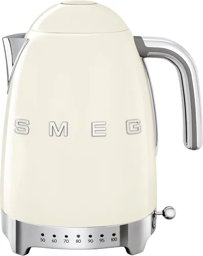 Miniatura 13 de SMEG Hervidor eléctrico de temperatura variable 1.7L (7 tazas), hervidor de té y café de acero inoxidable, hervir rápido, temperatura ajustable