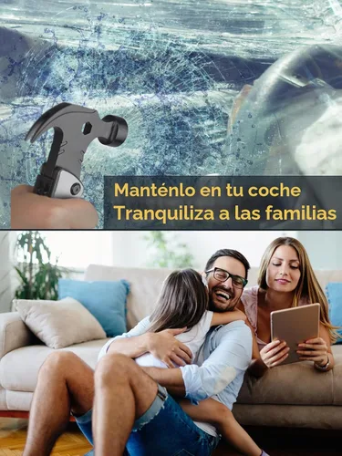 Miniatura 9 de Multiherramienta Accesorios de Camping Rellenos de Media para Hombres Regalos de Papá, 13 en 1 Herramientas Múltiples de Supervivencia Martillo