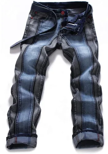 Miniatura 2 de AITITIA - Jeans rasgados de corte regular para hombre