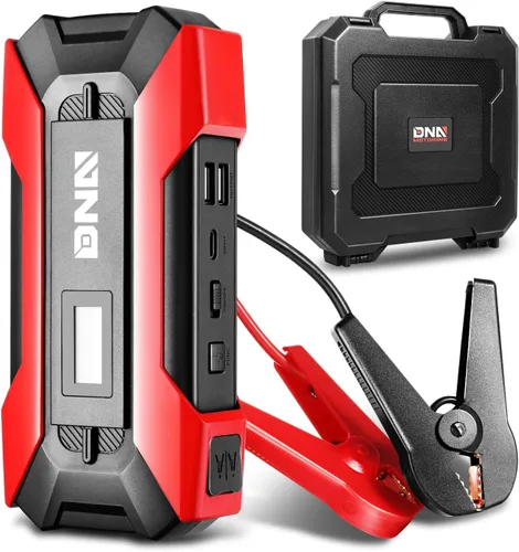 Miniatura 10 de DNA MOTORING 12V 1500A 15000 mAh Arrancador de batería portátil para auto, paquete de cargadores de batería, caja de puente, para hasta 7.0L de gas