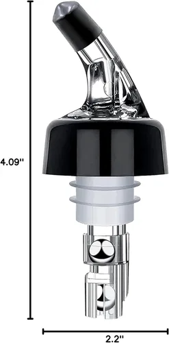 Miniatura 8 de Oggi Vertedor de botellas con medida automática, vertedor de botellas de licor, Jigger Quick Shot - Vertedor de medición espiritual, 1 onza