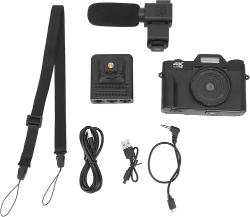 Miniatura 9 de Cámara digital, enfoque automático 48MP 16x zoom digital 4K Vlogging cámara como un