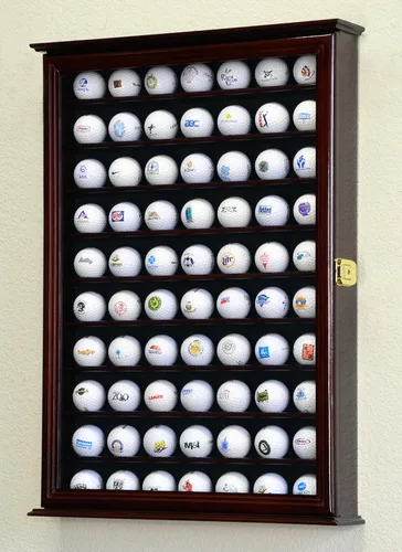 Miniatura 7 de 70 pelotas de golf vitrina gabinete pared soporte w/98% protección UV