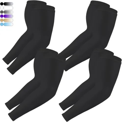 Miniatura 19 de 4 pares de mangas de brazo para hombres y mujeres - para cubrir tatuajes - manga deportiva refrescante para baloncesto, golf, fútbol