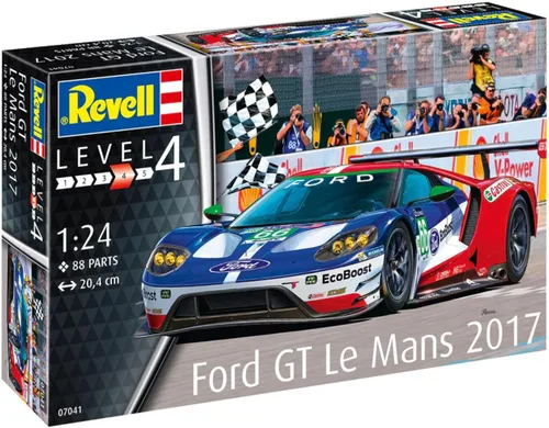 Miniatura 10 de Revell RV07041 2017 Ford Gt - Kit de modelo Le Mans, varios
