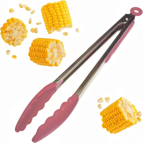 Starpack 'Get a Grip' Pinzas de cocina de silicona para cocinar de 12 pulgadas – Pinzas para barbacoa resistentes al calor hasta 600 °F – Pinzas de
