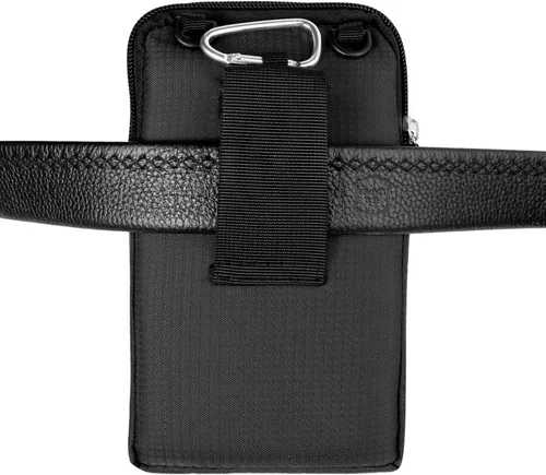 Miniatura 6 de Funda de nailon para teléfono celular para hombre, con clip para cinturón, bolsa de cintura compatible con iPhone 17 Pro Max Galaxy S26 Ultra S26+