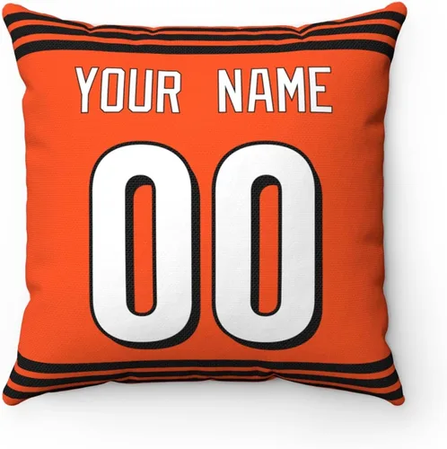Miniatura 6 de ANTKING 2 paquetes de almohadas personalizadas con cualquier nombre y número para hombres, mujeres y niños Para Cincinnati