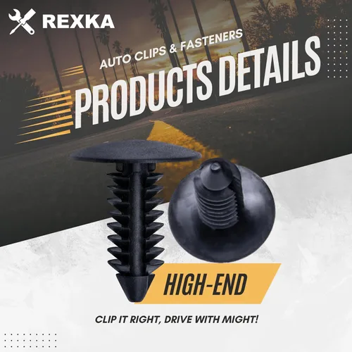 Miniatura 3 de Rexka 100 unids Fender Bumper Shield Fender Liner Push Pin Retener Clips 6030441 para Jeep Dodge Ram Chrysler