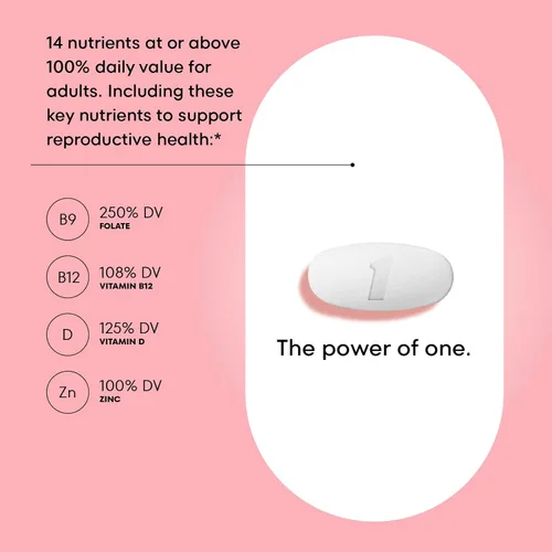 Miniatura 3 de One A Day Multivitamínico prenatal de planificación del embarazo para mujeres, vitaminas preembarazo para mujeres con metilfolato, ácido fólico