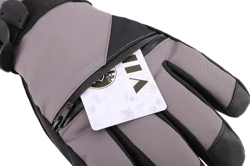 Miniatura 5 de ANDORRA Guantes de esquí con pantalla táctil para hombre con bolsillo con cremallera