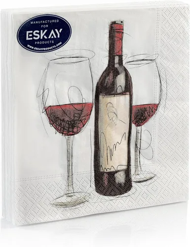 Miniatura 18 de Servilletas de bebidas con mariposas para cócteles, aperitivos, bebidas de bar, cumpleaños y eventos de boda, gruesas y absorbentes, (20 unidades)