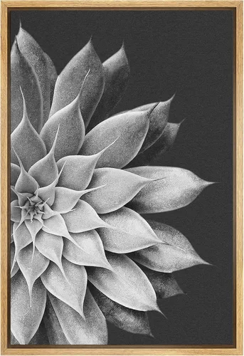 Miniatura 13 de SIGNWIN Lienzo enmarcado para pared, diseño de planta de bosque de montaña verde pastel, naturaleza, ilustraciones de área silvestre, arte moderno
