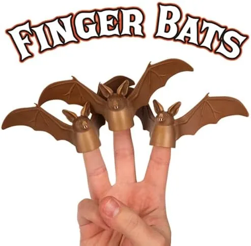 Miniatura 2 de Accoutrements Archie McPhee - Murciélago de dedo (paquete de 3)