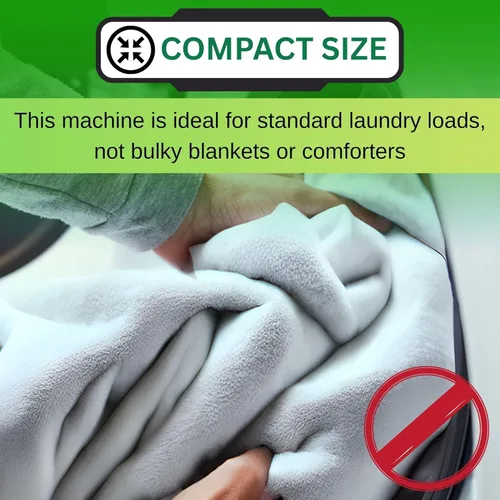 Miniatura 6 de Equator 24" Original 110V CONVERTIBLE Compact Combo Washer Dryer 1.6 cu.ft./15 lbs for Apartment, Condo, RV, Tiny Home & Small Spaces, 1400 rpm PET