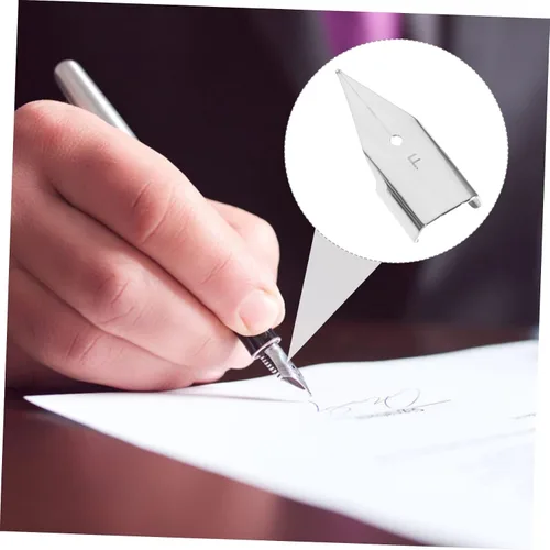 Miniatura 4 de Pluma Estilografica - 20 puntas de repuesto para pluma estilográfica, punta flexible para bolígrafos, accesorios de bolígrafo, puntas de metal