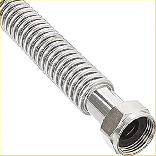 Miniatura 6 de EZ-Fluid FIP de 1-1/2 pulgadas x FIP de 1-1/2 pulgadas, conector de calentador de agua de acero inoxidable corrugado flexible de 18 pulgadas