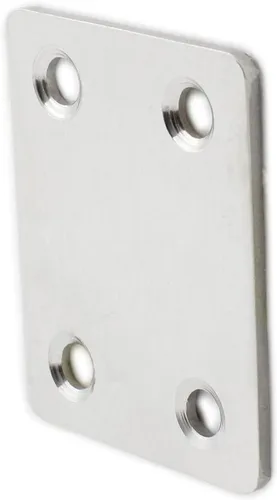 Miniatura 4 de 10 placas reparadoras resistentes, soporte plano de acero inoxidable, soporte recto, placas de fijación, conector de unión para muebles de madera