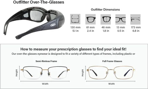 Miniatura 2 de 2 pares de anteojos de sol de seguridad para motocicletas se adapta a la mayoría de lentes recetados, humo y claridad noche y día, cumple