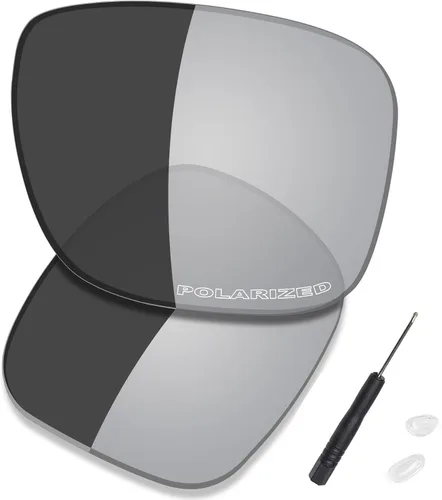 Miniatura 36 de SAUCER Premium Replacement Lenses & H20 Screwdriver & Nose Pieces for Oakley Holbrook Metal OO4123 UV400 Protection