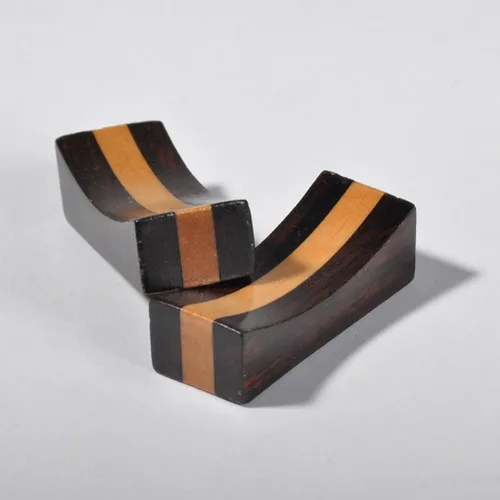 Miniatura 6 de 4 soportes creativos de madera para palillos – Elegantes reposa utensilios multifuncionales para decoración de mesa de comedor y almacenamiento
