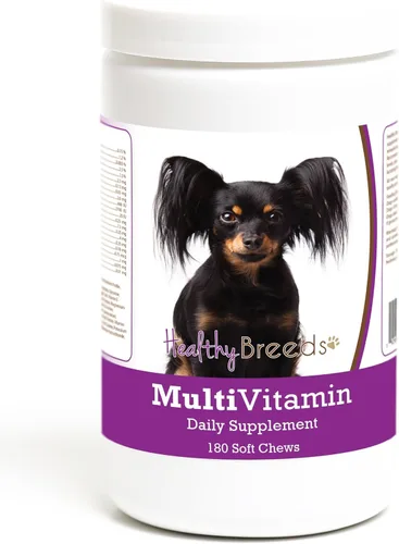 Miniatura 212 de Healthy Breeds Bulldog francés multivitamínico suave masticable para perros 180