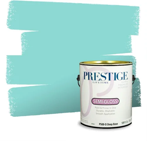 Miniatura 574 de Pintura Exterior + imprimación PRESTIGE, todo-en-uno, 1 galón, acabado mate, color comparable al Valspar* Royal Gray* VS151-Gris real