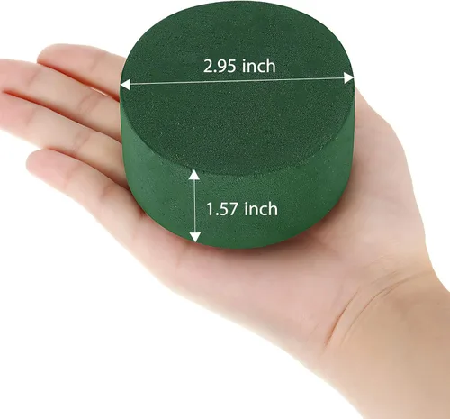 Miniatura 2 de Maitys Kit de arreglo floral redondo de espuma floral verde húmedo de espuma floral para decoración de pasillos, bodas, fiestas