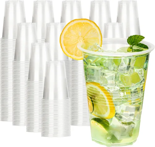 Miniatura 10 de YEEHAW Paquete de 100 vasos de plástico de baño de 3 onzas, vasos desechables para enjuague bucal, vaso pequeño de plástico de 3 onzas para bebidas