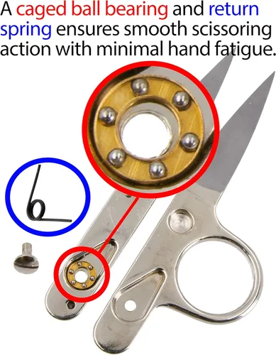 Miniatura 3 de Ultima Pinzas de rosca de 4.5 pulgadas – Tijeras de hilo de precisión forjadas en caliente, recortador de bordado y cortador de costuras