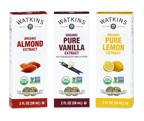 Miniatura 3 de Watkins - Extracto puro de vainilla orgánica, con vainas de vainilla de Madagascar, sin OGM, Kosher, botella de 2 onzas, paquete de 1 unidad