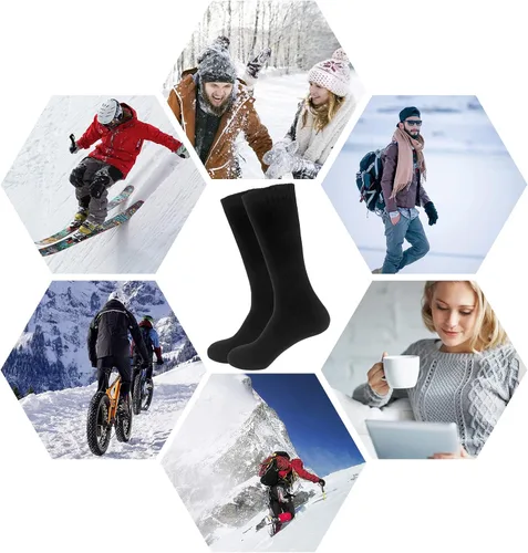 Miniatura 5 de Thermal Socks for Men Thick Insulated Heated Socks Winter Warm Socks for Cold Weather