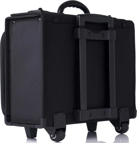 Miniatura 7 de Alpine Swiss Maletín con ruedas Bolsa para laptop para hombres y mujeres Estuche rígido para catálogo con ruedas Divisores de archivos